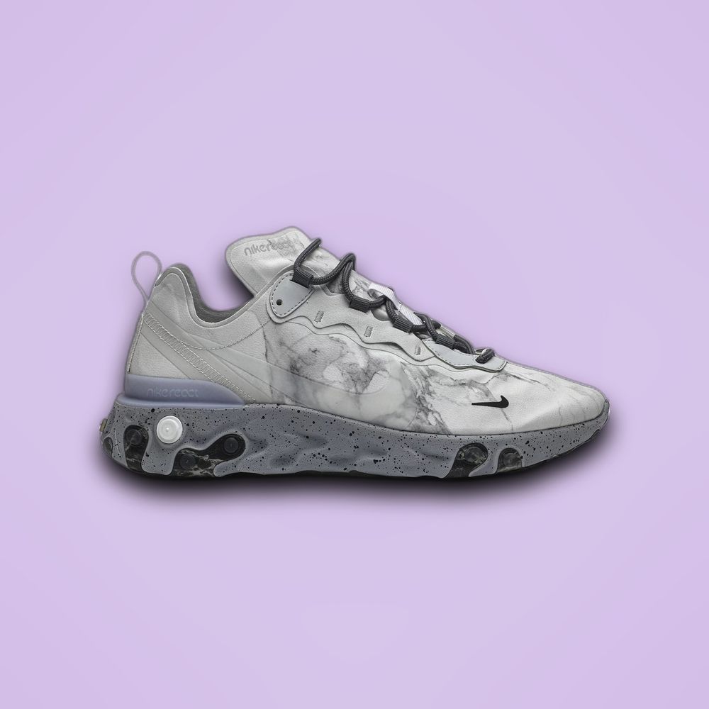 Kendrick Lamar x Nike React Element 55 Pure Platinum